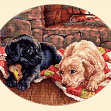 Схема вышивки «Джим и Бим»