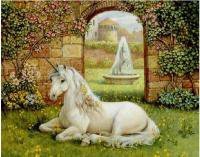 Схема вышивки «Единорог»