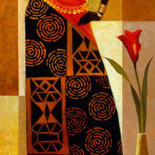 Схема вышивки «девушка»