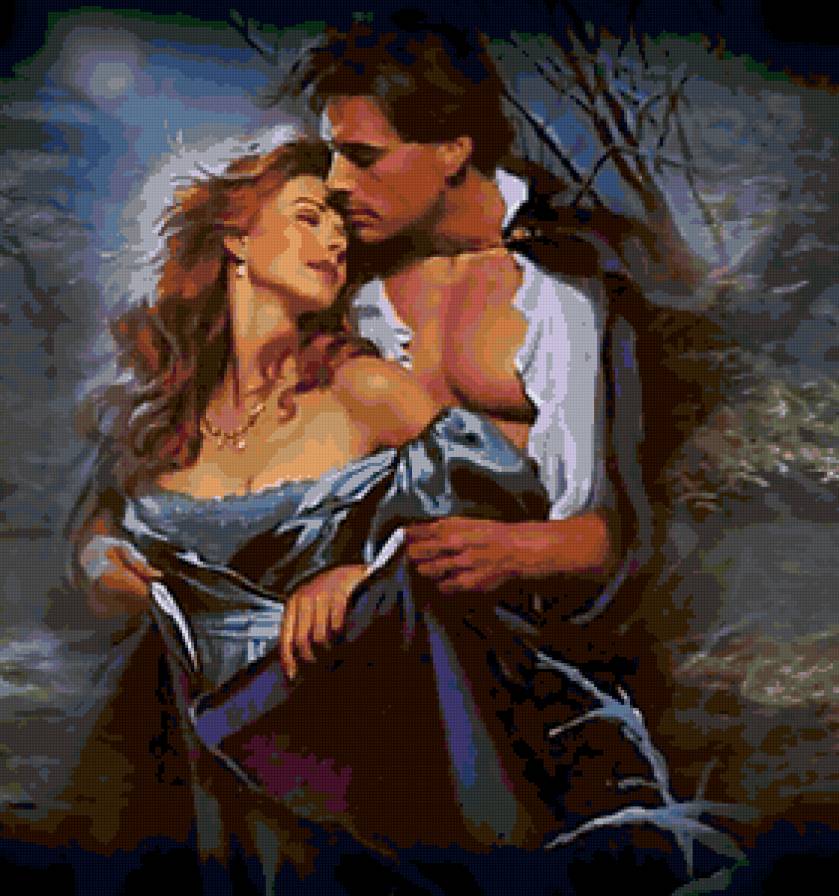 любовь - романтика, роман, влюбленные, страсть, двое - предпросмотр