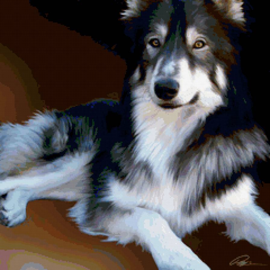 Друг - животные, собаки, живопись - предпросмотр