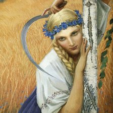 Схема вышивки «Жница»