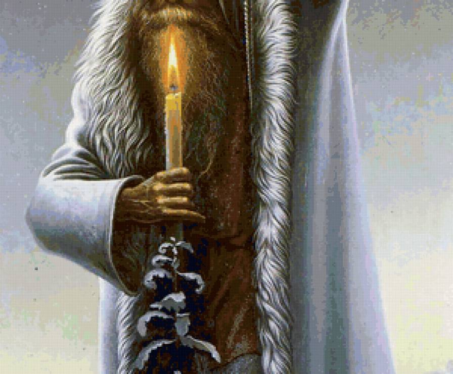 Волхв. Фрагмент 2 - константин васильев, живопись, картина - предпросмотр