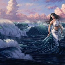 Схема вышивки «рожденная из воды»