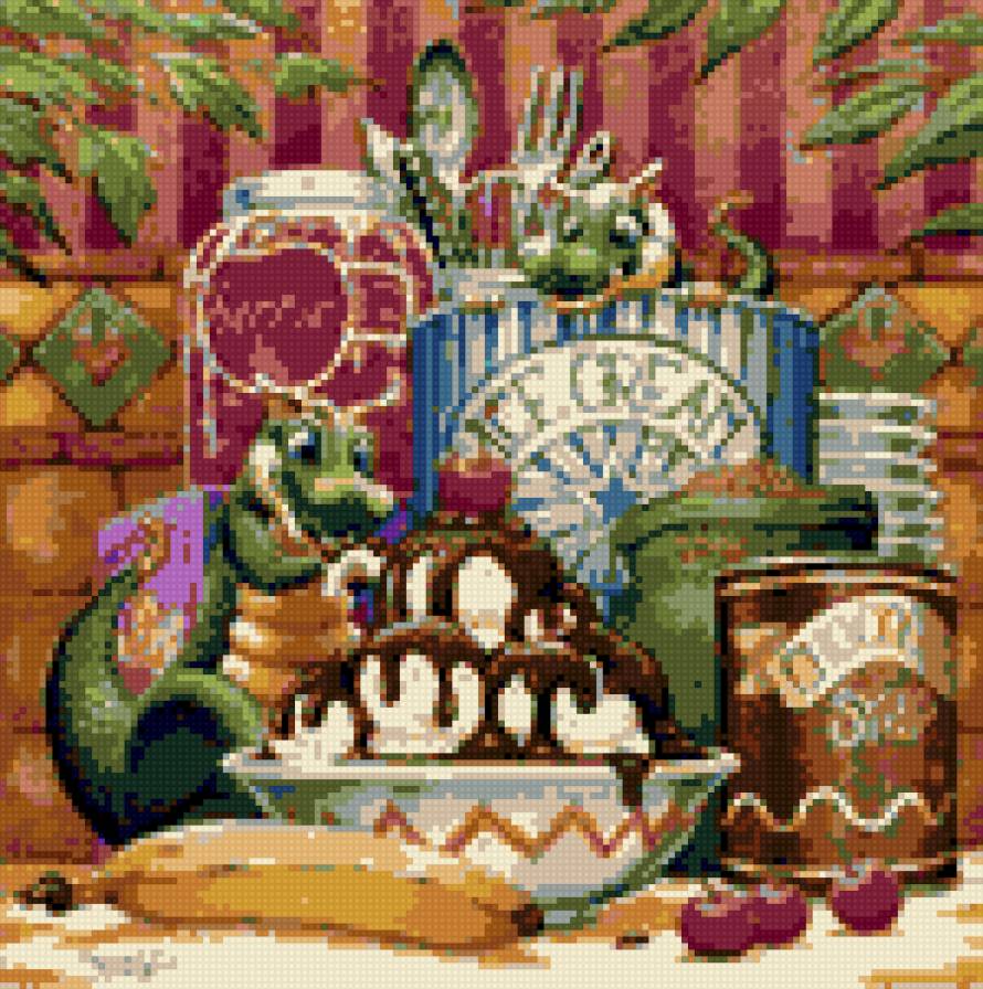 дракончики кушают - предпросмотр