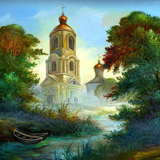 Схема вышивки «утро»