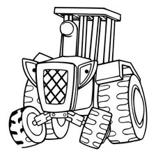 Схема вышивки «трактор»