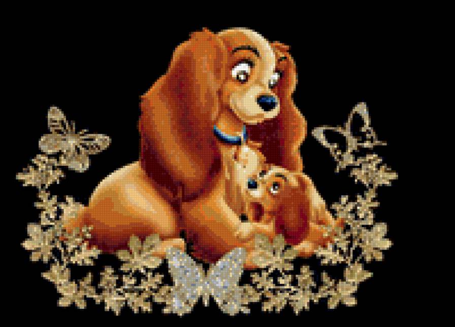 Подушка "Собачки" - подушка, детское, собака, щенок - предпросмотр