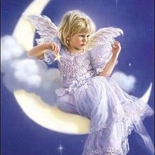 Схема вышивки «Лунный ангел»