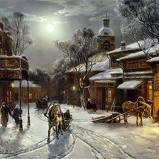 Схема вышивки «Пейзаж»