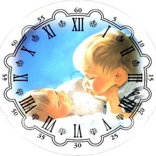 Схема вышивки «часы2»