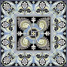 Схема вышивки «ПОДУШКА ,ОРНАМЕНТ,УЗОР»