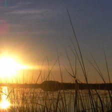 Схема вышивки «закат»