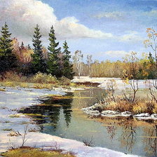 Схема вышивки «Пейзаж»