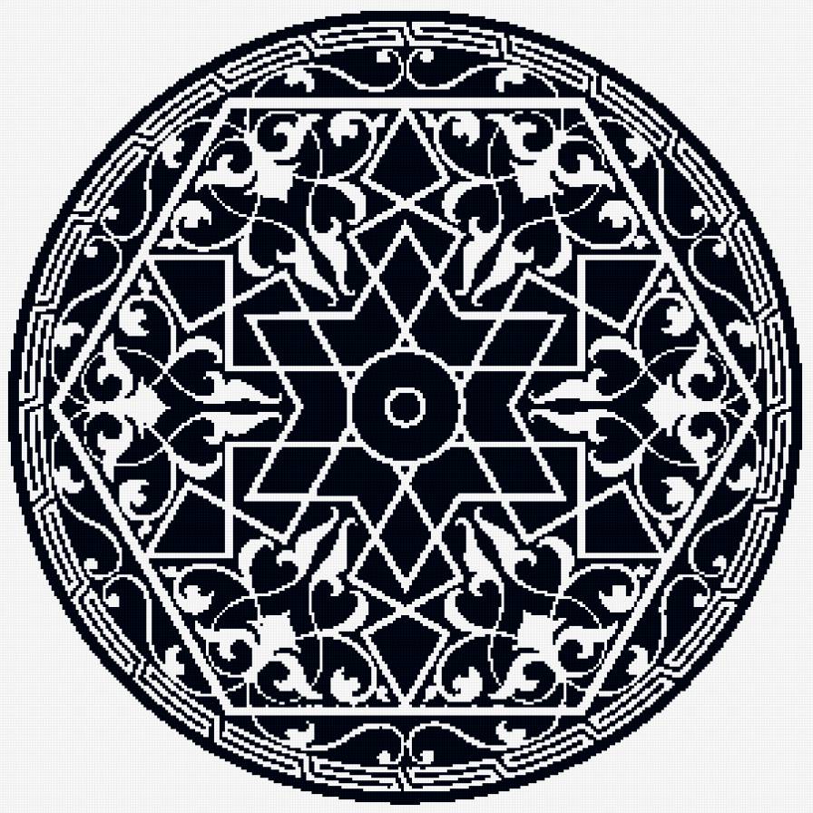 №80138 - подушка, орнамент, узор - предпросмотр