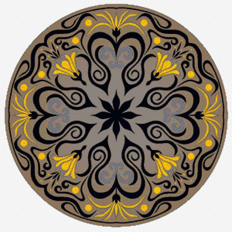 №80155 - орнамент, подушка, узор - предпросмотр