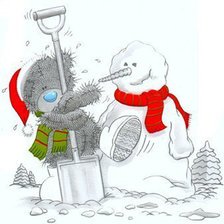 Мишка Тедди Зима