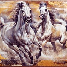 Схема вышивки «Животный мир в картинах Дженис Дар Куа»