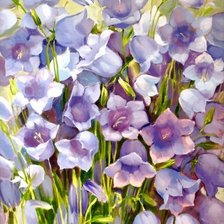 Схема вышивки «колокольчики»