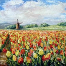 Схема вышивки «Голандия»