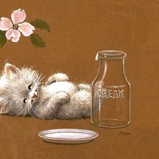 Схема вышивки «котенок»