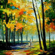 Схема вышивки «ПЕЙЗАЖ,ОСЕНЬ,КАРТИНА»