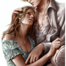 Схема вышивки «пара»