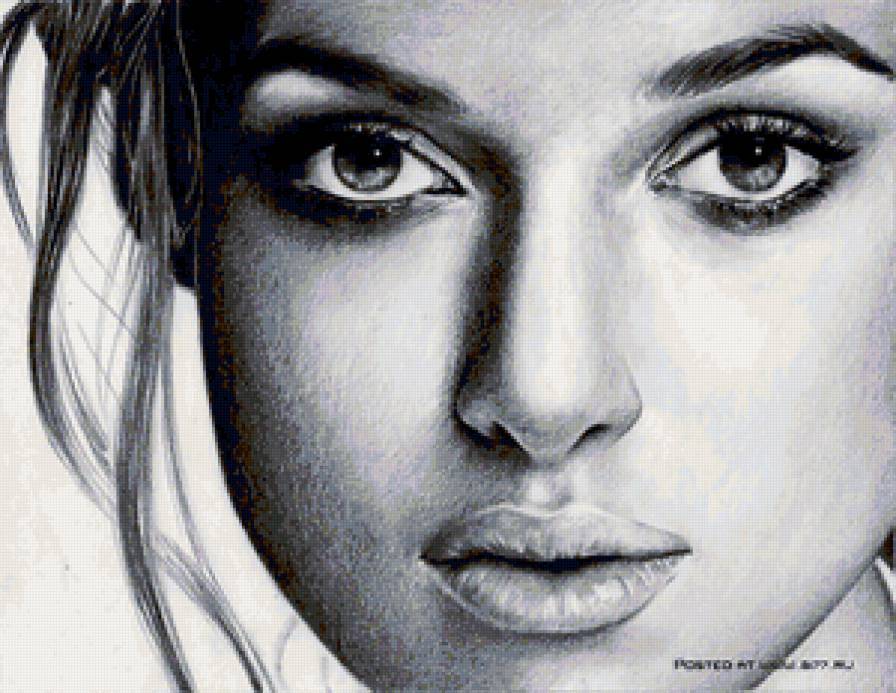 черно-белое - девушка, лица, люди, здезды - предпросмотр