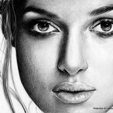 Схема вышивки «черно-белое»