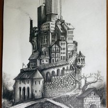 Схема вышивки «черно-белое»