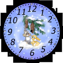 Схема вышивки «часы4»