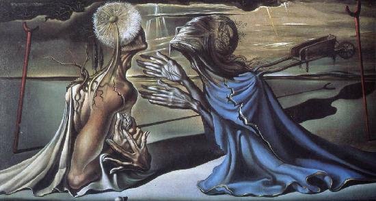 Тристан и Изольда,Мотивы Дали - люди - оригинал