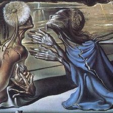 Схема вышивки «Тристан и Изольда,Мотивы Дали»