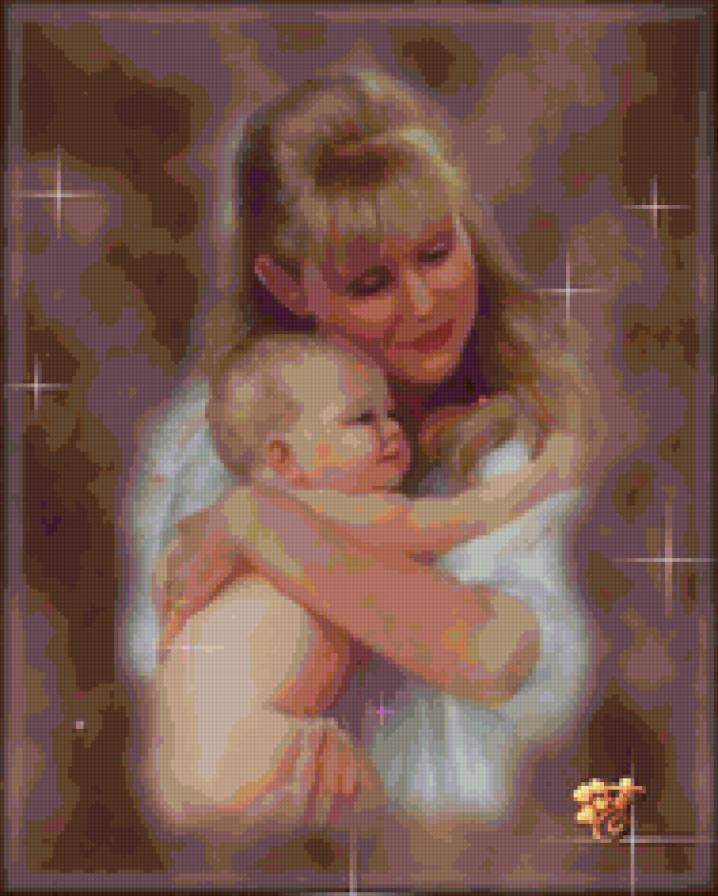 Нежность - мать, дитя - предпросмотр