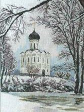 Схема вышивки «Храм Покрова»