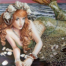 Схема вышивки «русалка 1»