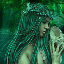 Схема вышивки «русалка 2»