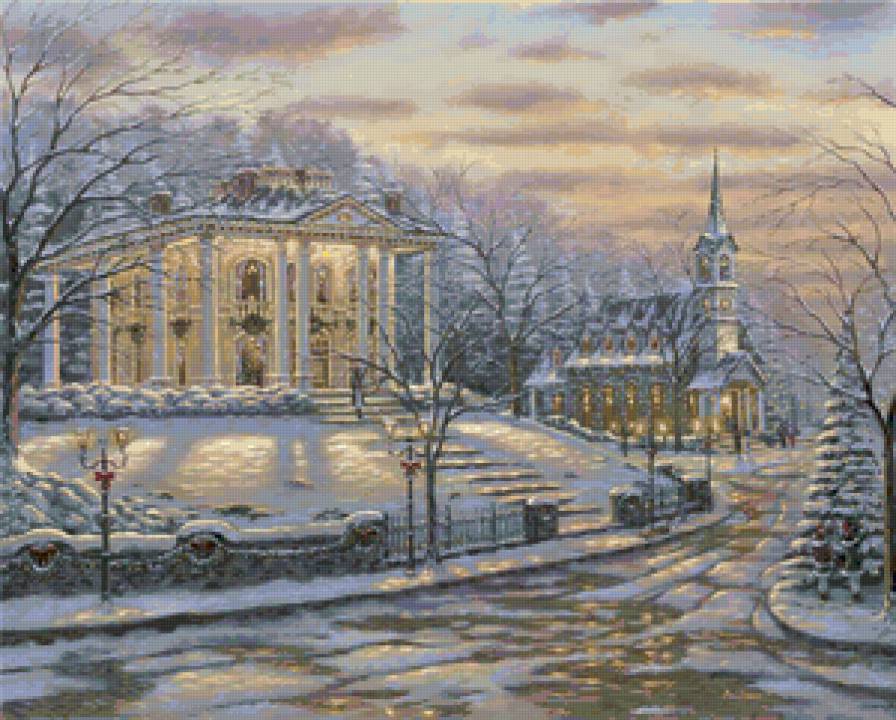 Joys of Christmas – North Carolina - городской пейзаж - предпросмотр