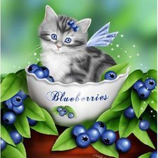 Схема вышивки «Котенок»