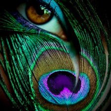 Схема вышивки «глаз»