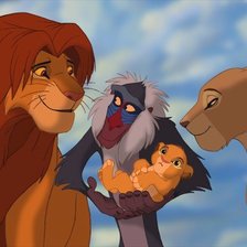 Схема вышивки «король лев»