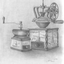 Схема вышивки «Кофемолка»