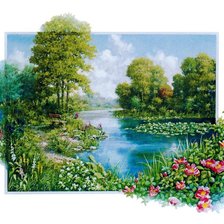 Схема вышивки «Пейзаж #1»