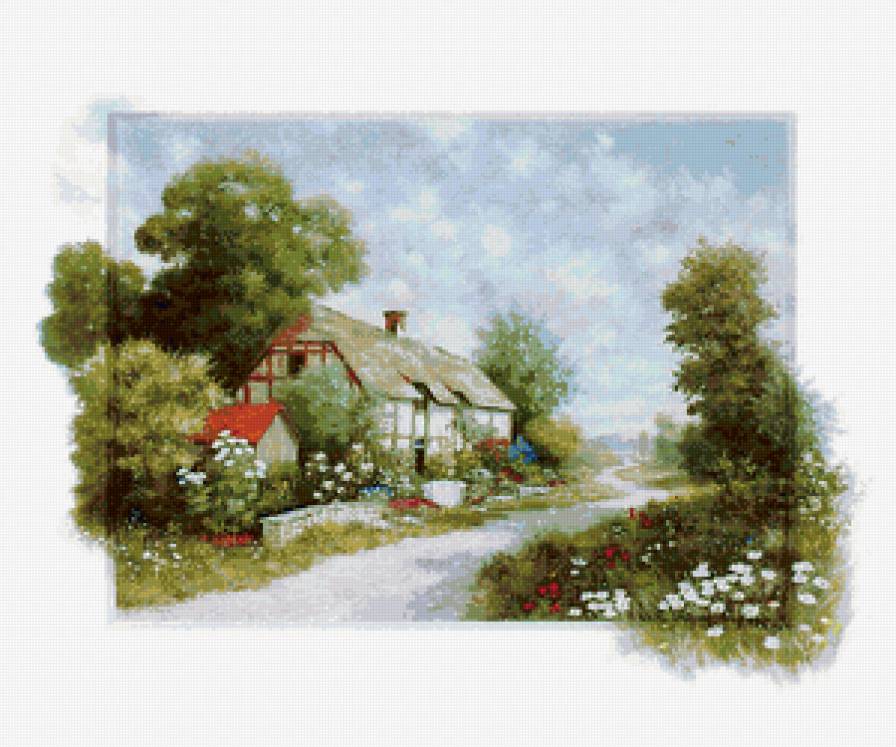 Пейзаж #3 - картина, пейзаж - предпросмотр