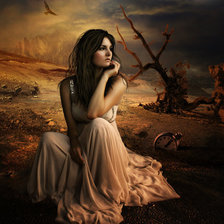 Схема вышивки «женский образ»