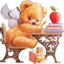 Схема вышивки «Мишка»