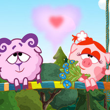 Схема вышивки «Нюша и Бараш»