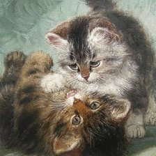 Схема вышивки «Воришки играют»