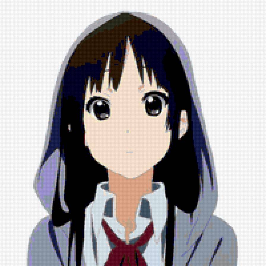 Мио - девушка, аниме персонаж - предпросмотр