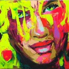 Схема вышивки «ЛИЦА»